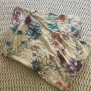 Two 24”x17” pillowcases from RE Room Essentials beige with abstract flowers
